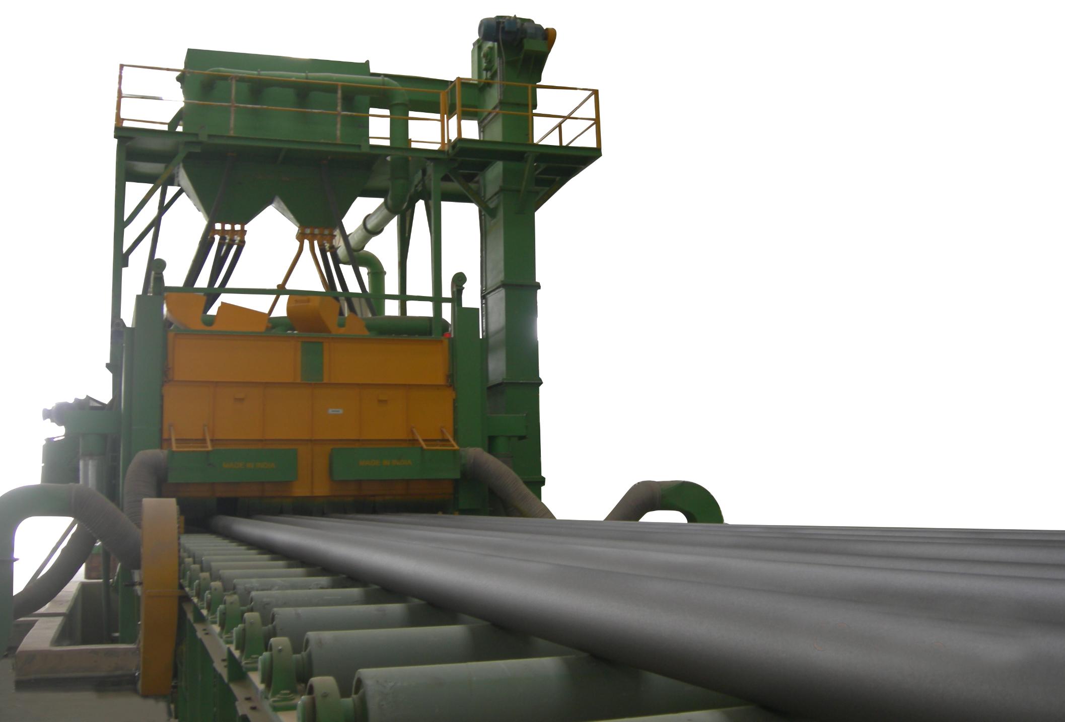 Continuous Overhead Rail Shot Blasting Machine
