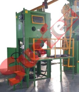 Automated surface preparation line engineered by premier shot blasting machine manufacturers in india sfecindia