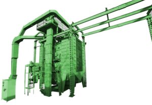 Advanced infrastructure and assembly line of custom shot blasting machine manufacturers sfecindia