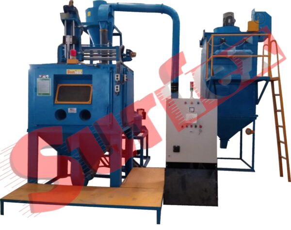 CNC shot peening machine manufacturer for aerospace and defense industry turbine blades landing gear